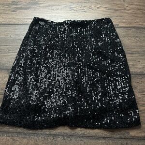 Love on a Hanger Black Sequin Blouse